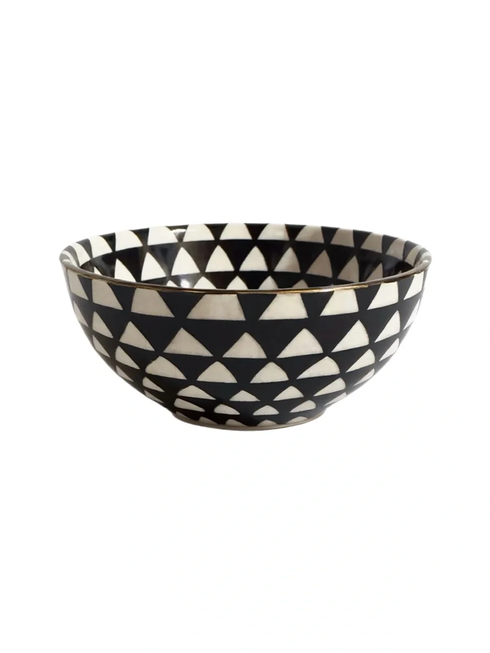 Thyme & Table Dinnerware Black & White Medallion Replacement Bowl